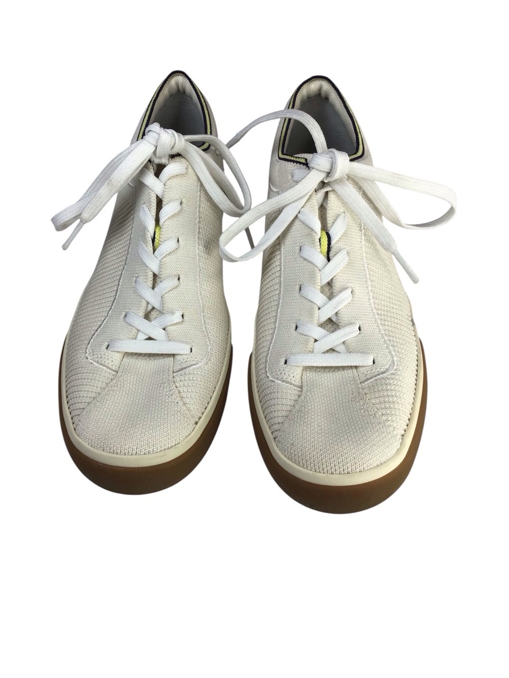 Rothy’s The Lace Up Sneaker in Vanilla Size 8.